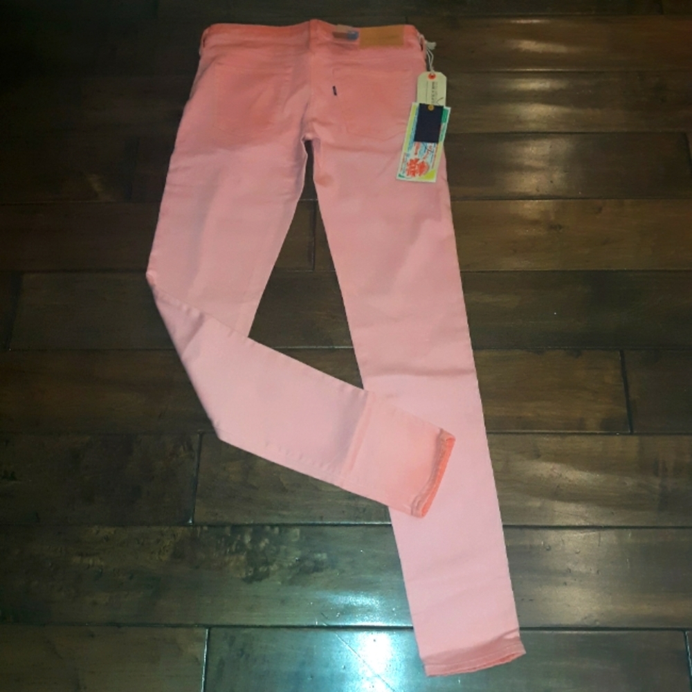 Levi's Made & Crafted Pins Dusty Blush Skinny Jean's size 27 NWT